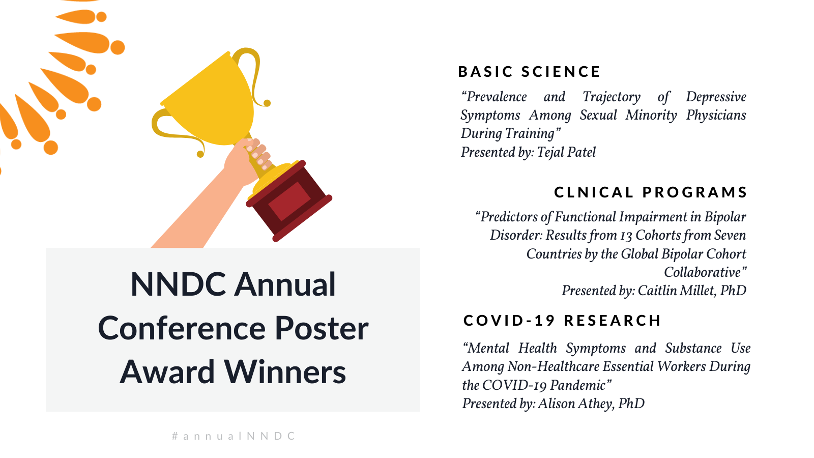 Congratulations to our 2021 Annual Conference Poster Winners