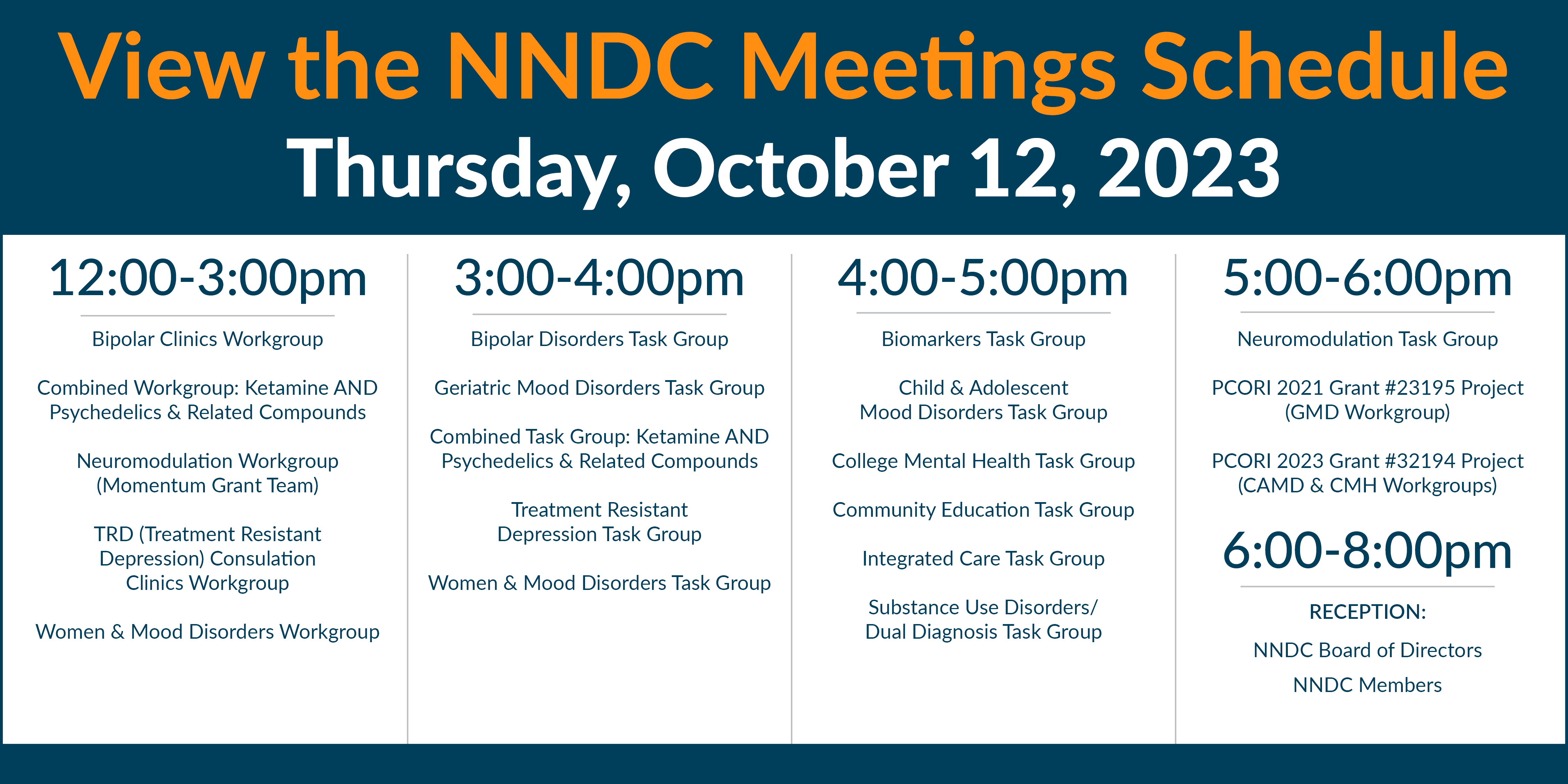 Nndc 2023 15th Annual Conference - National Network Of Depression Centers