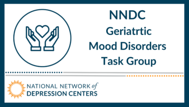 Results and Impact Shared of 2019 PCORI Grant Awarded to DBSA and the NNDC Geriatrtic Mood Disorders Task Group