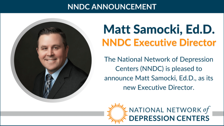Announcement: Dr. Matt Samocki Named NNDC Executive Director