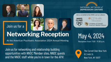 Join us at the American Psychiatric Association 2024 Annual Meeting Networking Reception
